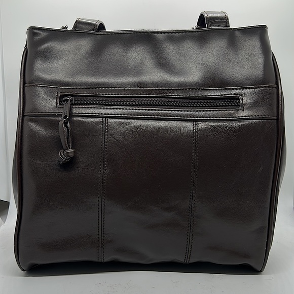 Vittoria Buttery Soft Dark Brown Leather Shoulder Bag Handbag Purse 🌺🌺 - Picture 2 of 6